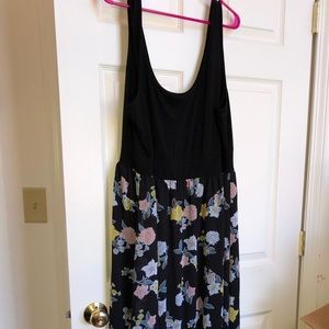 Torrid Floral Chiffon Maxi Dress